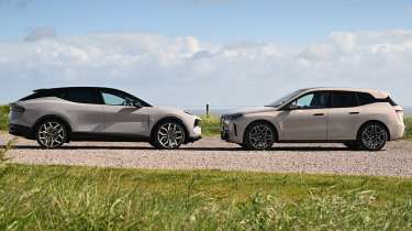 BMW iX vs Lotus Eletre - head to head
